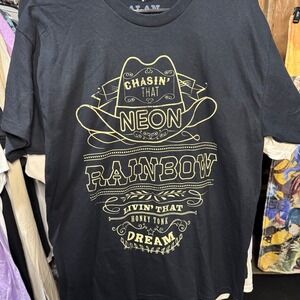 Alan Jackson - Neon Cowboy shirt NWOT size Large